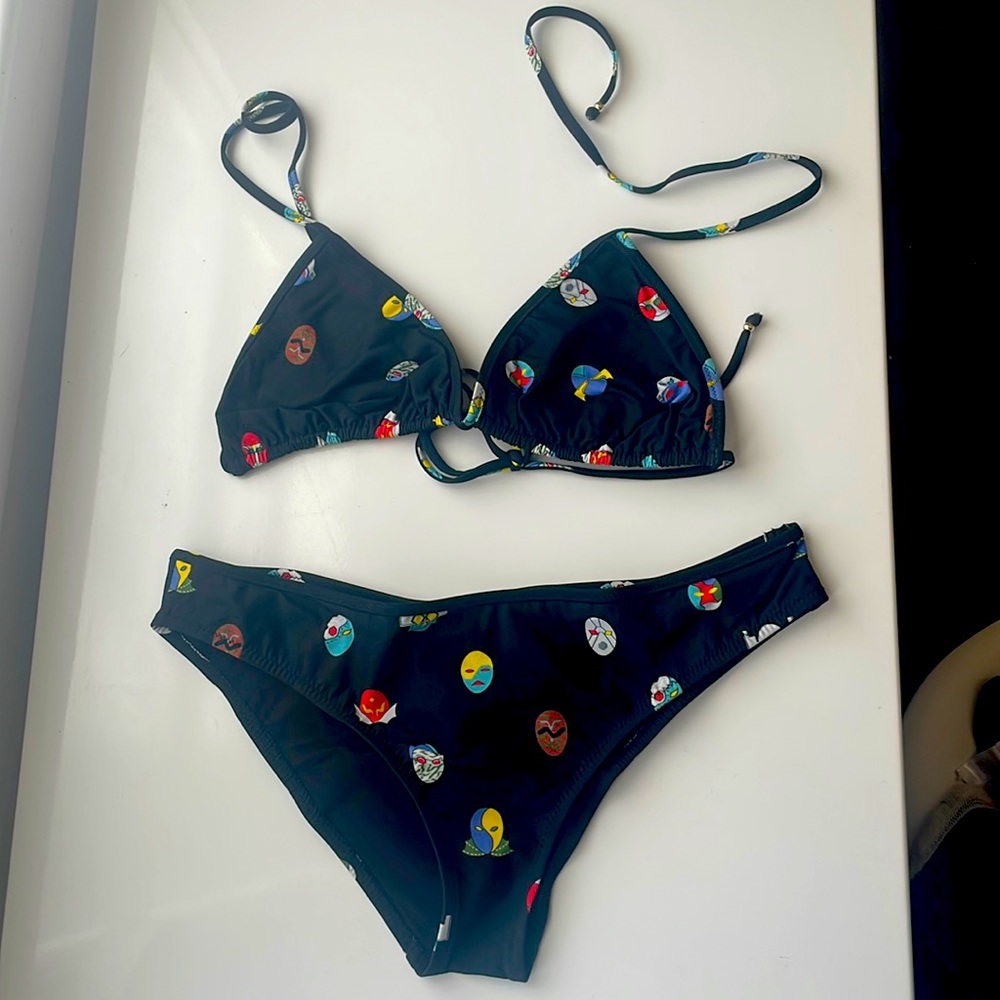 Stella McCartney robot pattern bikini size 44